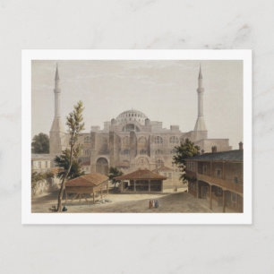 Haghia Sophia, Konstantinopel, Pub. 1852 (Farbe Postkarte
