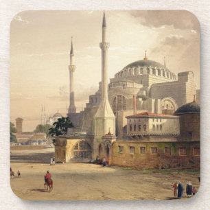 Haghia Sophia, Platte 17: Außenansicht des mosq Untersetzer