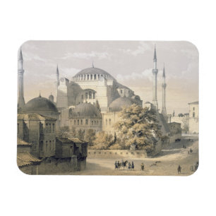 Haghia Sophia, Platte 19: Außenansicht des mosq Magnet