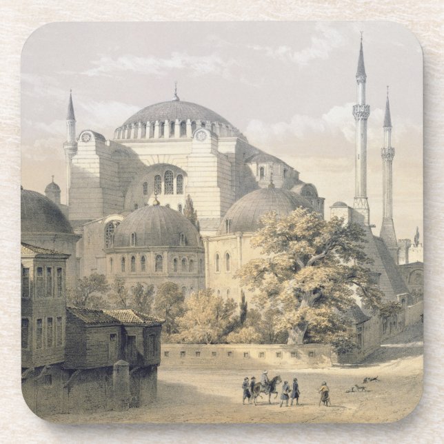 Haghia Sophia, Platte 19: Außenansicht des mosq Untersetzer (Vorderseite)