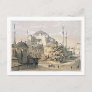 Haghia Sophia, Platte 19: Blick nach außen auf den Postkarte