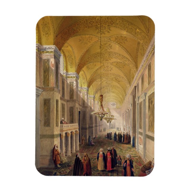 Haghia Sophia, Platte 2: Der Narthex, graviert von Magnet (Vertikal)