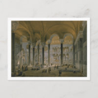 Haghia Sophia, Platte 6: das Nordschiff, graviert