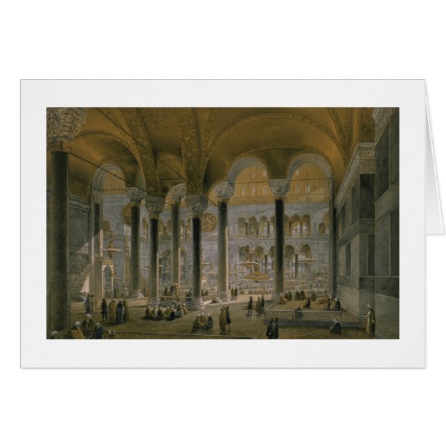 Haghia Sophia, Platte 6: der Nordnave, graviertes (Vorderseite (Horizontal))