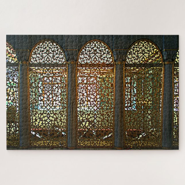 Hagia Sophia. Fragment des Innenraums. Entwurf Puzzle (Horizontal)