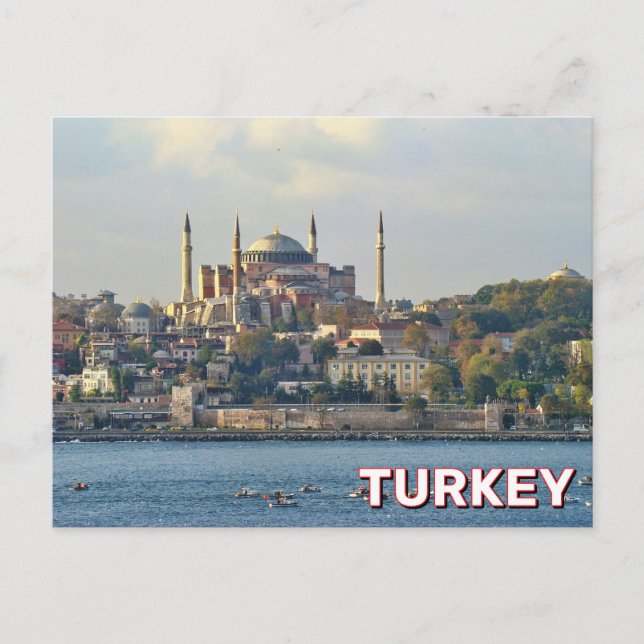 Hagia Sophia Grand Mosque Istanbul, Türkei Postkarte (Vorderseite)