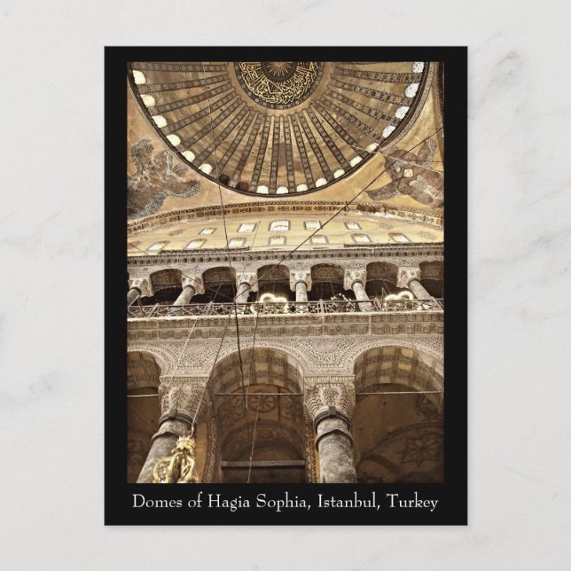 Hagia Sophia Hauben-Postkarte Postkarte (Vorderseite)