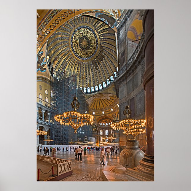 Hagia Sophia. Innengestaltung. Poster (Vorne)