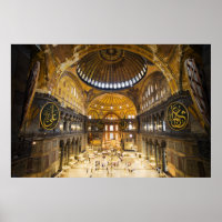 Hagia Sophia Interior in Istanbul