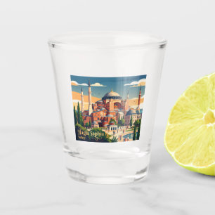 Hagia Sophia, Istanbul, Marmara Türkei Schnapsglas