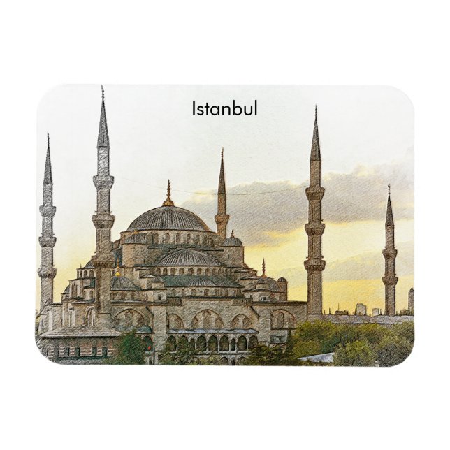 Hagia Sophia Istanbul Türkei Architektur Magnet (Horizontal)