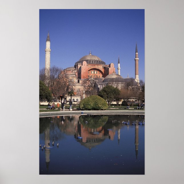 Hagia Sophia, Istanbul, Türkei Poster (Vorne)