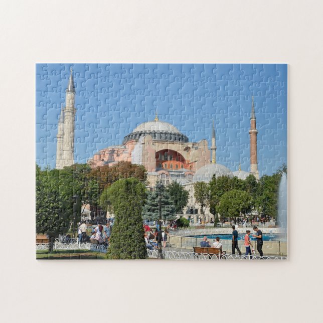 Hagia Sophia, Istanbul, Türkei Puzzle (Horizontal)