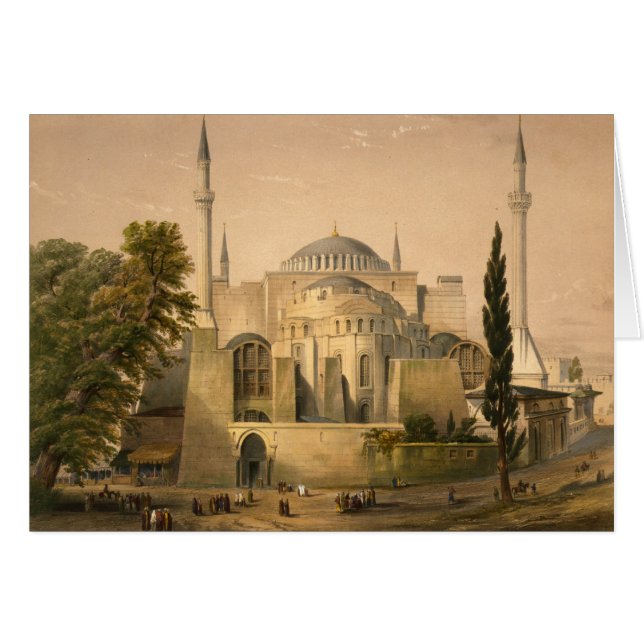 Hagia Sophia Karte (Vorderseite (Horizontal))