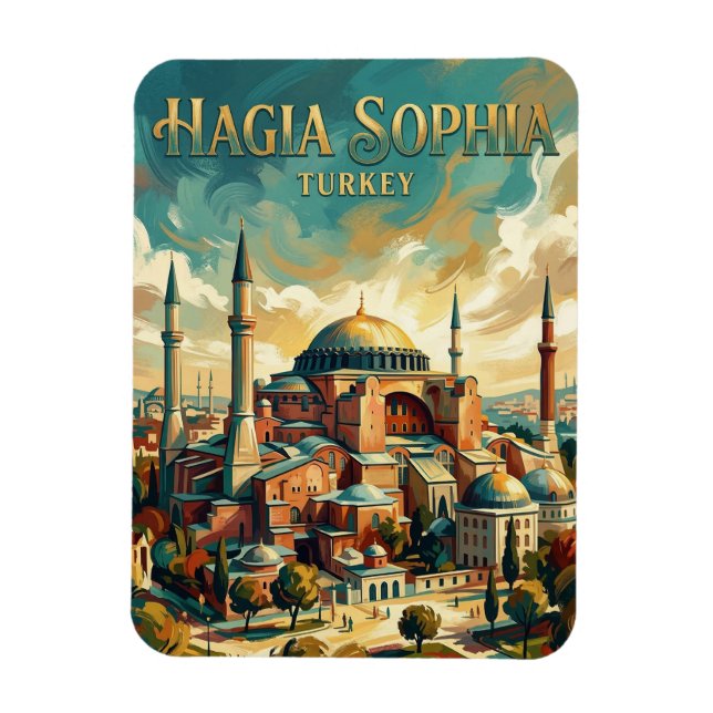Hagia Sophia Türkei Magnet (Vertikal)