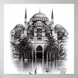 Hagia Sopya in Istanbul Türkei Poster