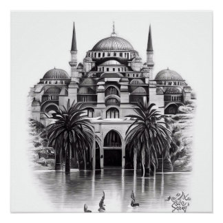 Hagia Sopya in Istanbul Türkei Poster