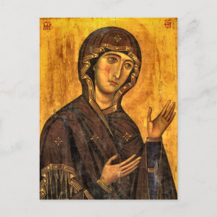 Hagiosoirtissa Theotokos Orthodox Christliches Sym Postkarte