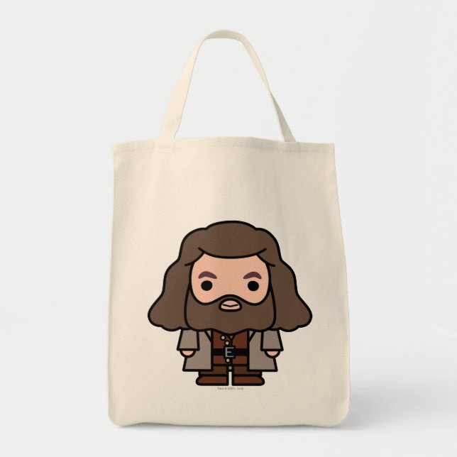 Hagrid Cartoon Character Art Tragetasche (Vorne)