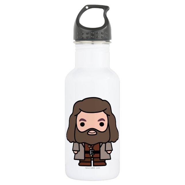 Hagrid Cartoon Character Art Trinkflasche (Vorderseite)