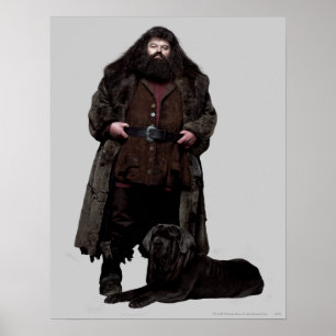 Hagrid und Hund Poster
