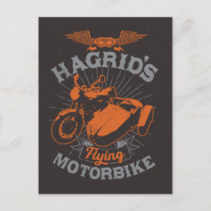 Hagrids fliegendes Motorrad Einladungspostkarte