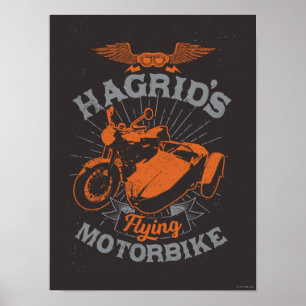 Hagrids fliegendes Motorrad Poster