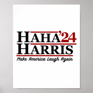 Haha Harris 24 bringt Amerika wieder zum Lachen 1 Poster
