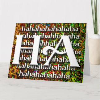 HAHAHA - Leere Karte