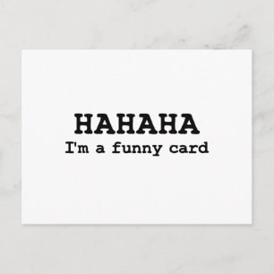 Hahaha lustige Postkarte