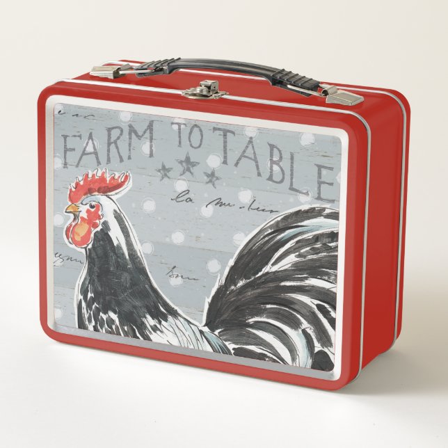 Hahn-Anruf III Metall Lunch Box (Vorderseite)