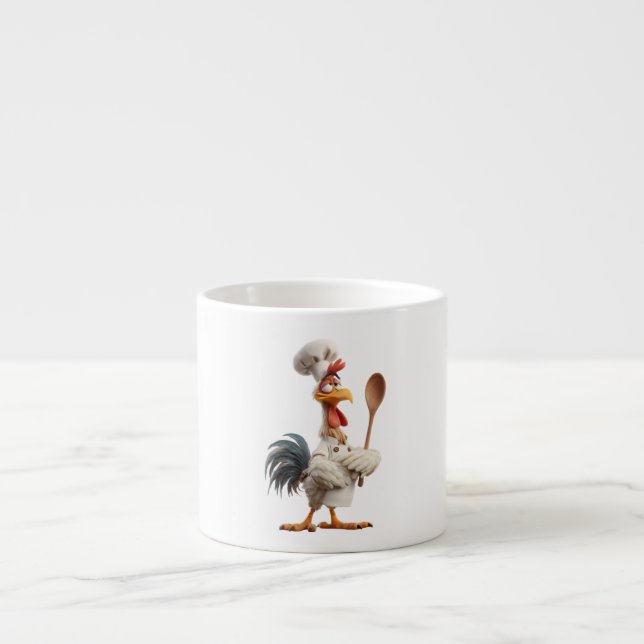 Hahn Espressotasse (Vorderseite)
