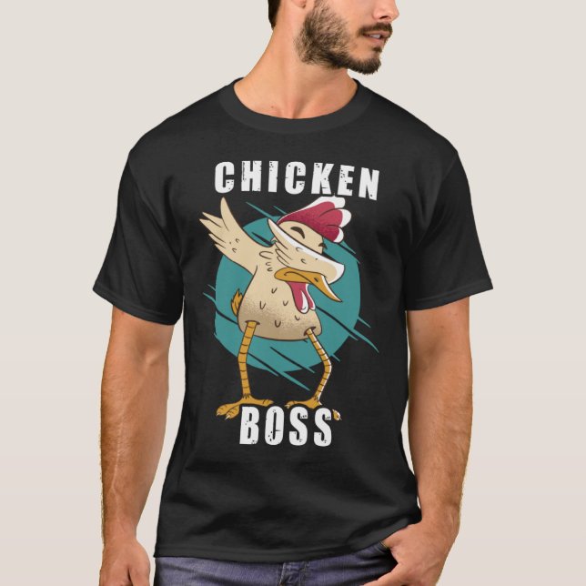Hahn für Hühner oder Bauer cooler T-Shirt (Vorderseite)