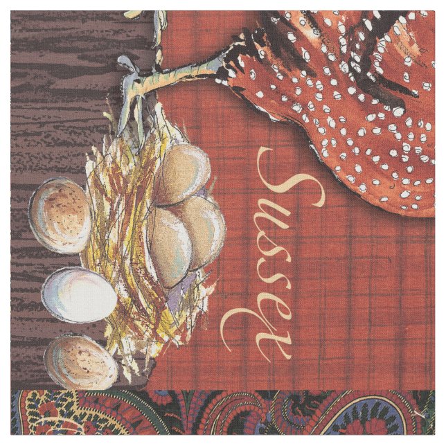 Hahn-Gewebe Stoff (Nahaufnahme)