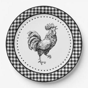 Hahn Gingham Pappteller