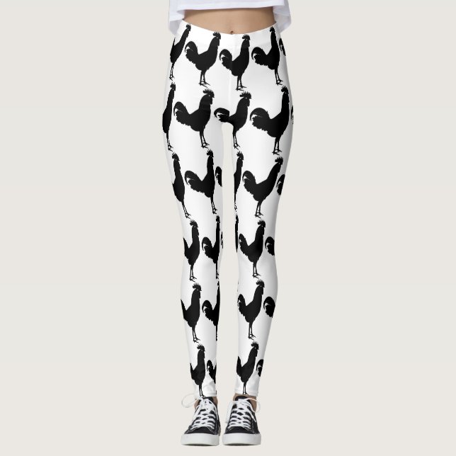 Hahn-/Huhn-Leggings Leggings (Vorderseite)