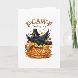 Hahn Huhn Thanksgiving F-caw-f Truthahn Männer Fra Karte