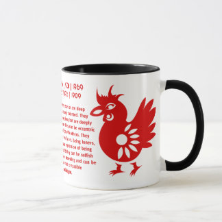 HAHN-ILLUSTRATION DES TIERKREIS-PAPERCUT TASSE