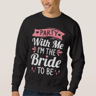 Hahn in Heide Hochzeit Verheiratet Junggeselle Bra Sweatshirt