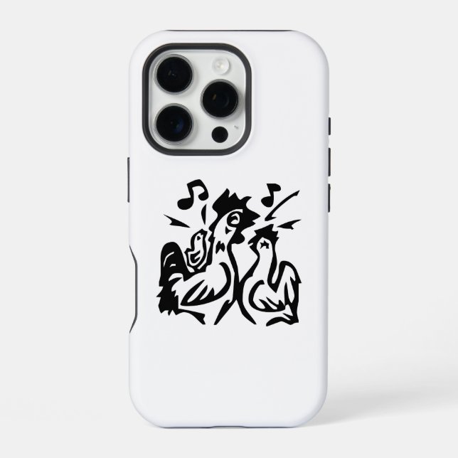Hahn iPhone Hülle (Rückseite)