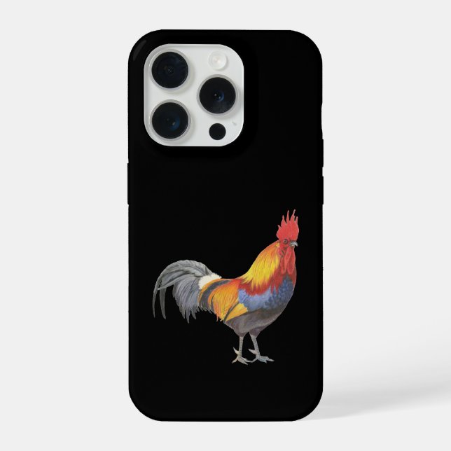 Hahn iPhone Hülle (Rückseite)