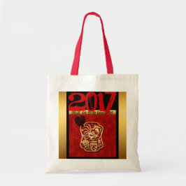 Hahn-Jahr-Gewohnheits-Taschentasche 2017 2 Tragetasche