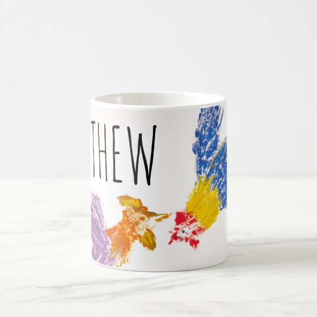 Hahn-Jahr-oder Geburtstags-personalisierte Tasse (Mittel)
