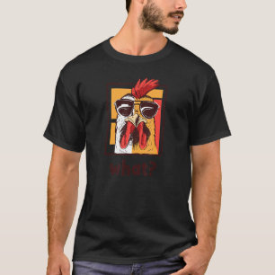 Hahn mit Sonnenbrille Huhn Henne Hahn T-Shirt