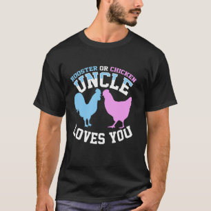 Hahn oder Huhn Onkel liebt dich T-Shirt