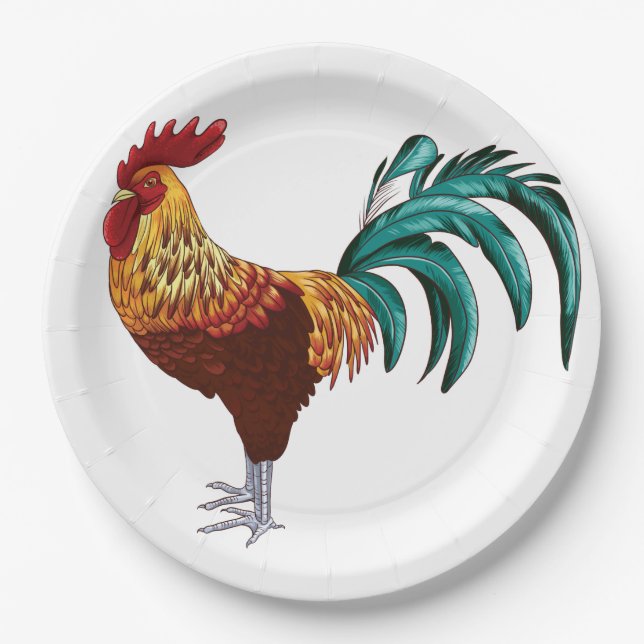 HAHN PAPPTELLER (Vorderseite)