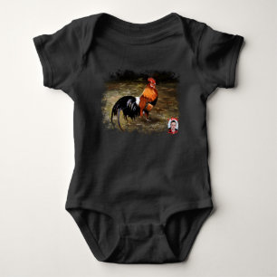 Hahn/Rooster/Gallisch Baby Strampler