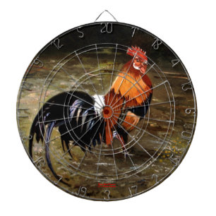 Hahn/Rooster/Gallisch Dartscheibe