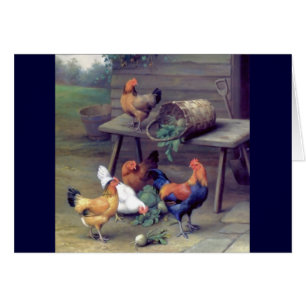 Hahn-Rübe-Korb-Hennen