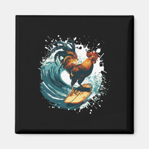 Hahn Surfing Tier Sport Surfer  Magnet